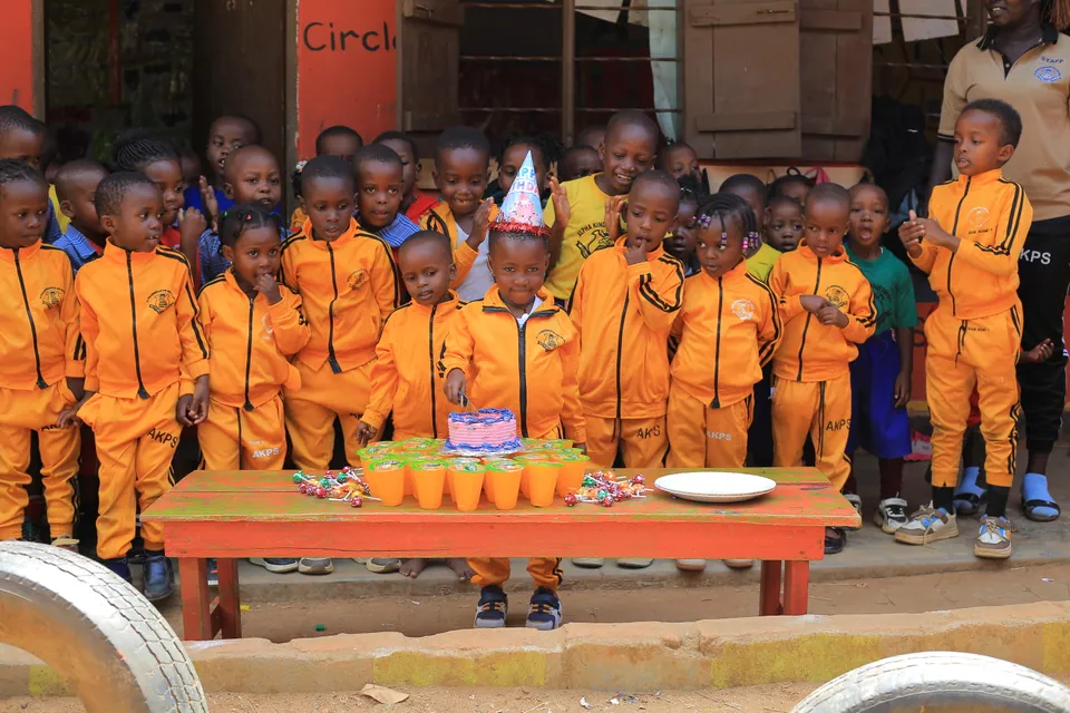 Alpha Kindergarten pupils learning together